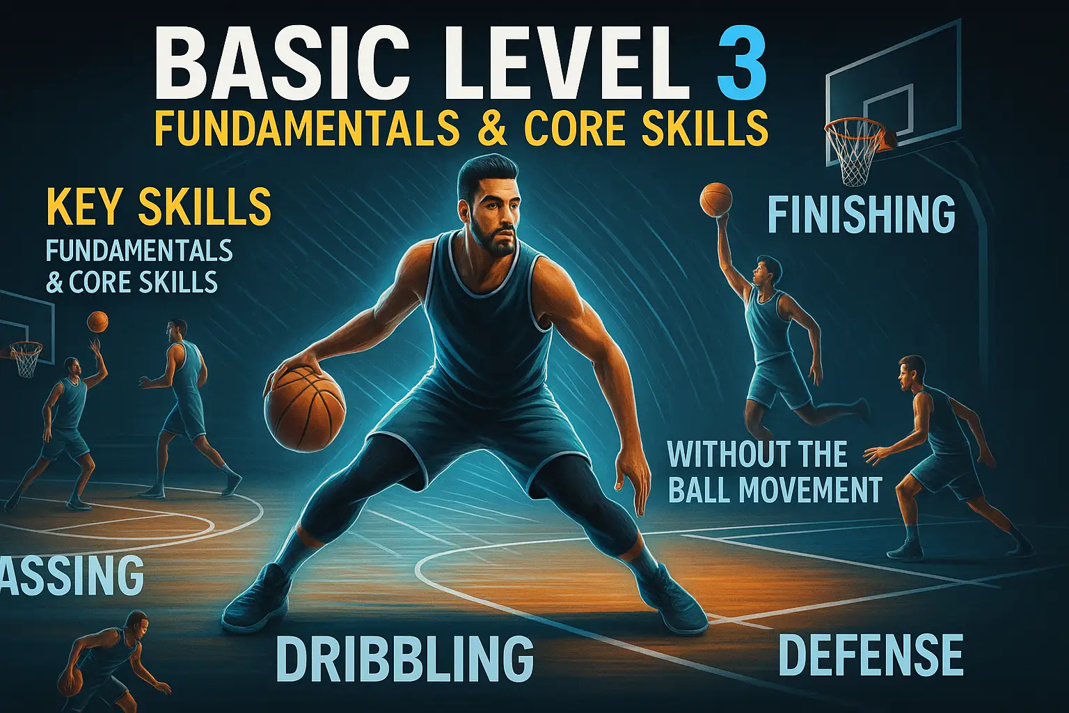 دوره آموزش بسکتبال سطح مبتدی قسمت سوم