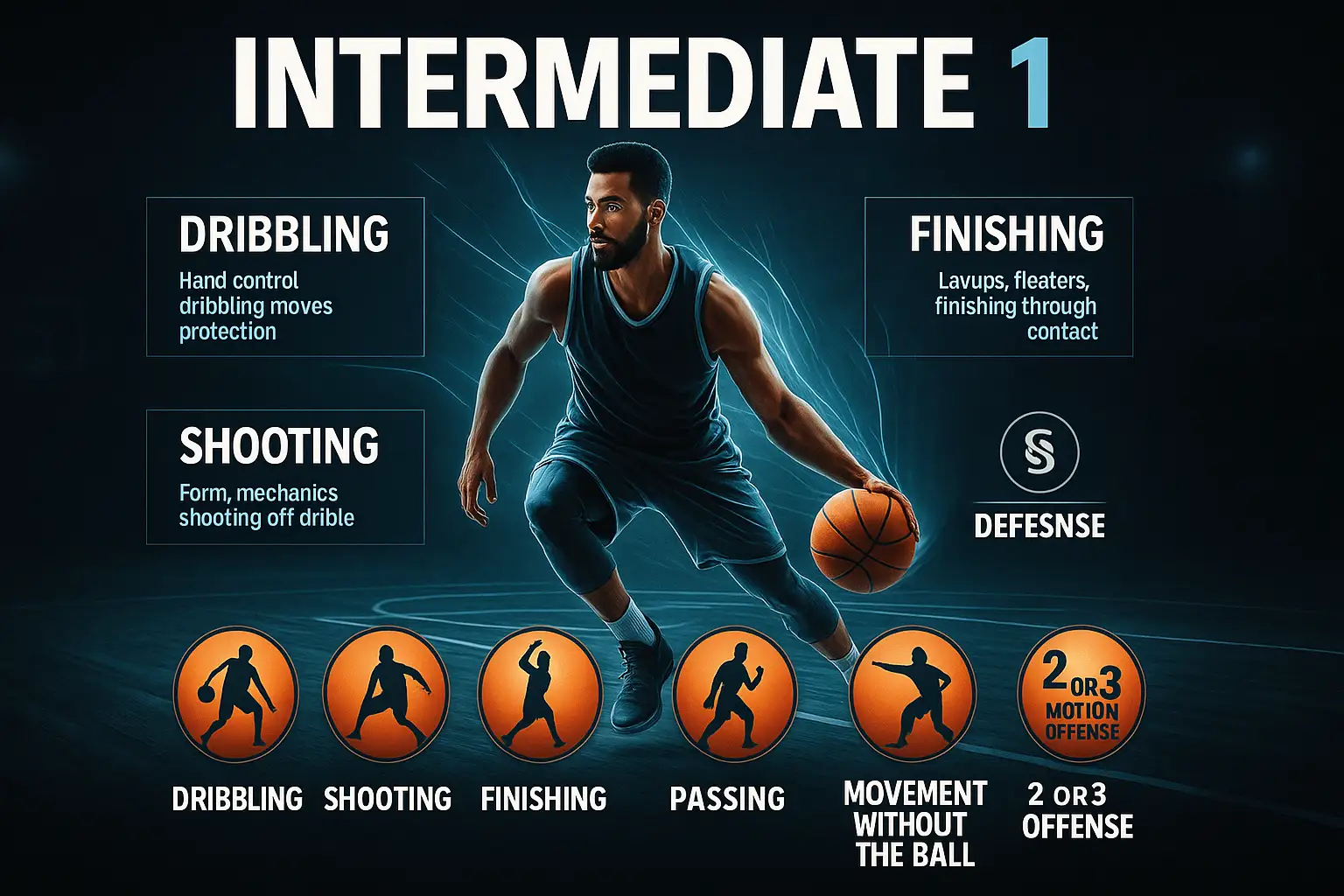 دوره آموزش بسکتبال سطح متوسط قسمت اول